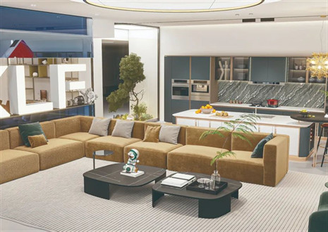 HIMALAYA栖身空间设想奖丨易构易设想&客来福：客餐厨一体化空间-无界之居